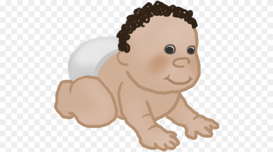 Crawling Baby Clipart Crawling, Person, Face, Head Png