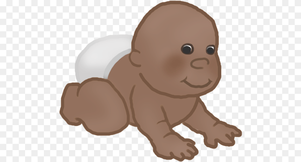 Crawling Baby Infant, Person, Face, Head Free Png Download