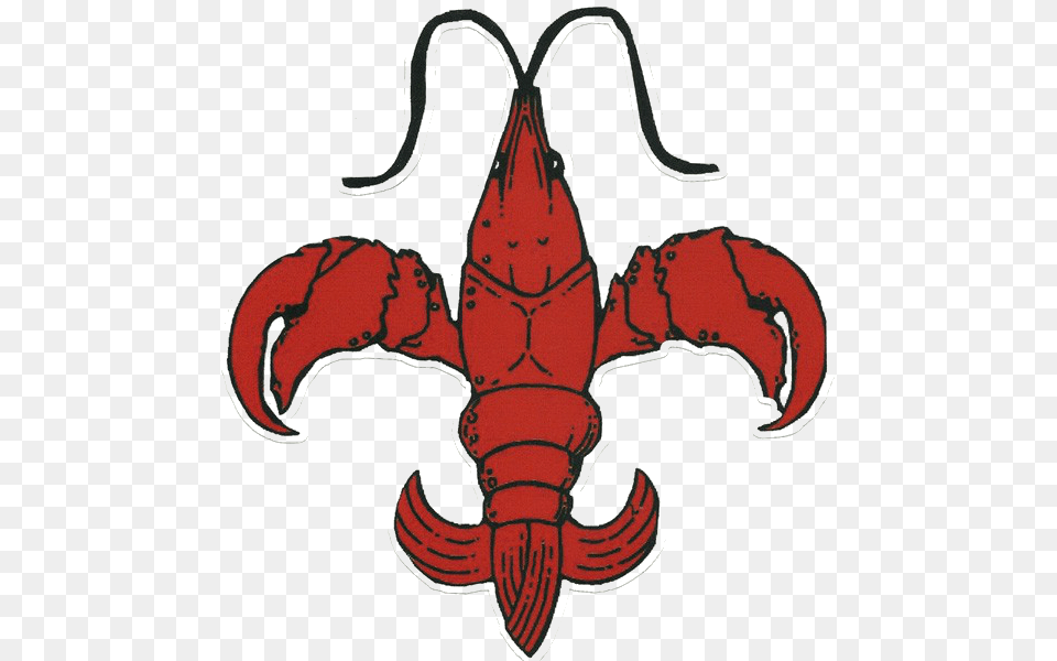 Crayfish Clip Art Fleur De Lis Louisiana Crawfish, Food, Seafood, Animal, Sea Life Free Png Download