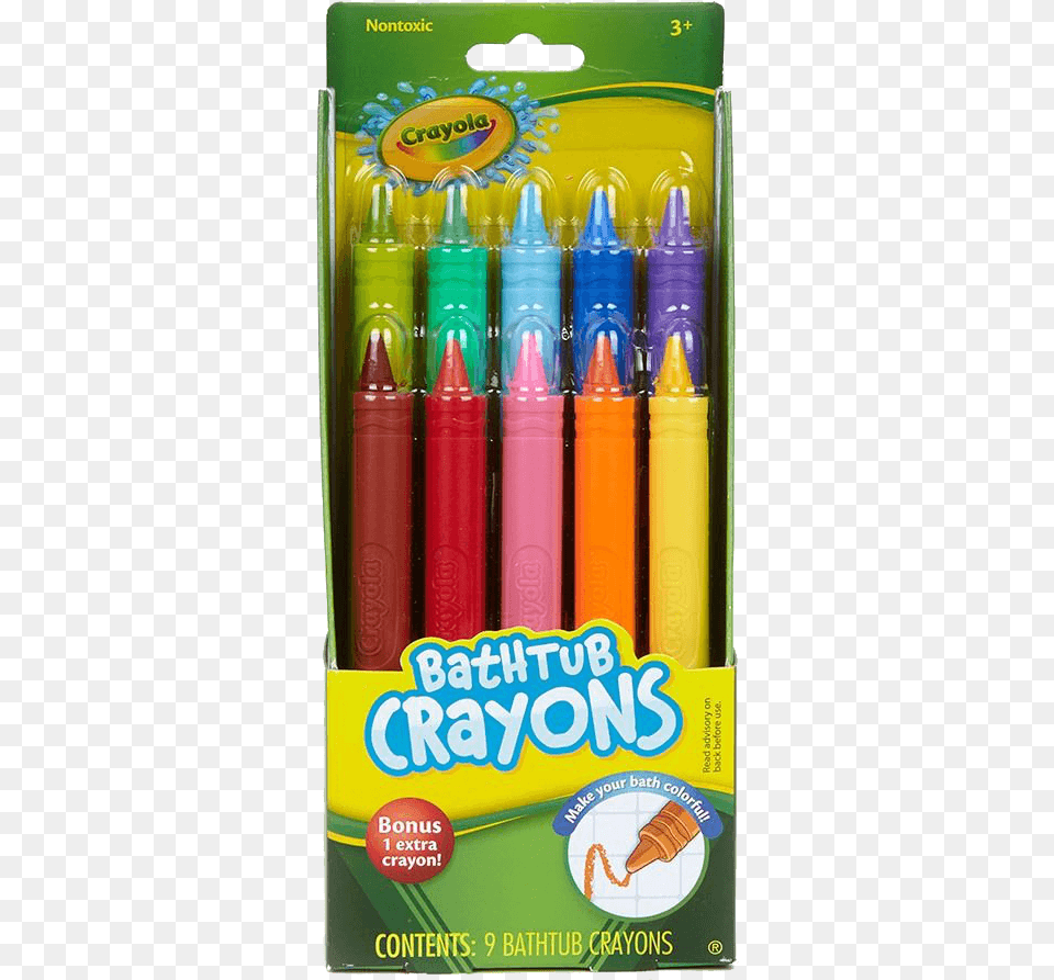 Crayola Bathtub Set Crayola Bath Crayons, Brush, Device, Tool, Toothbrush Png Image