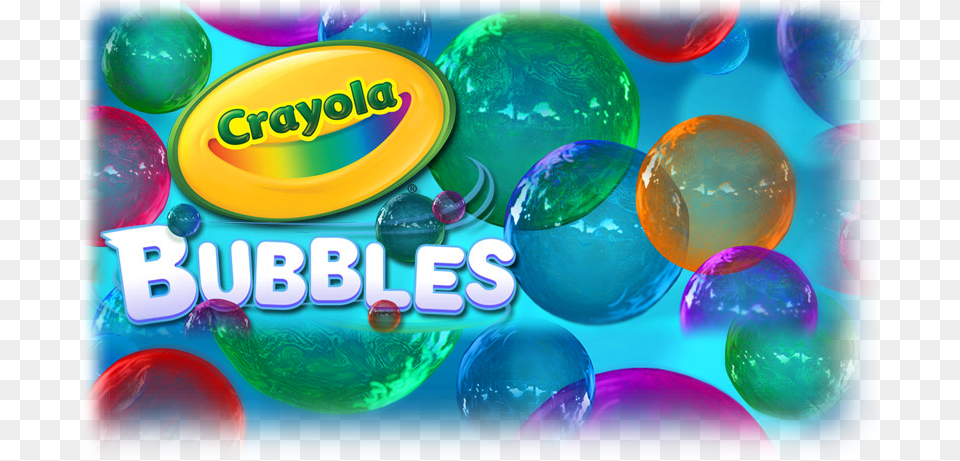 Crayola Colored Bubble Crayola, Balloon, Sphere, Food, Sweets Free Png Download