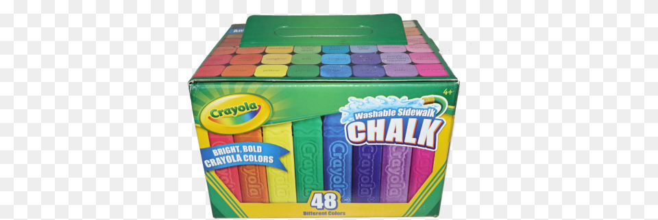 Crayola Giant Chalk Bucket Crayola 48 Piece Washable Sidewalk Chalk Twin Pack, First Aid Free Png