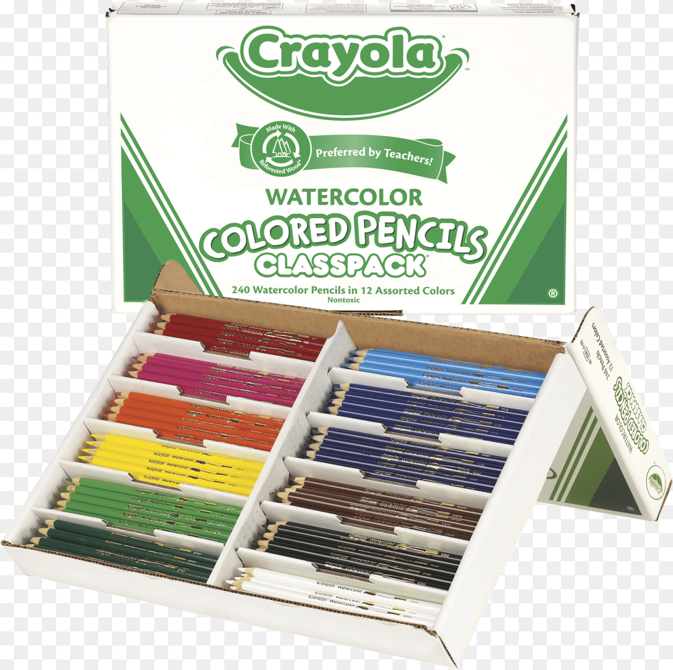 Crayola Non Toxic Watercolor Colored Pencil Classpack Crayola Colored Pencils Classpack Png Image