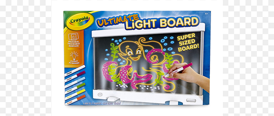 Crayola Ultimate Light Board, Advertisement, Child, Female, Girl Free Png Download