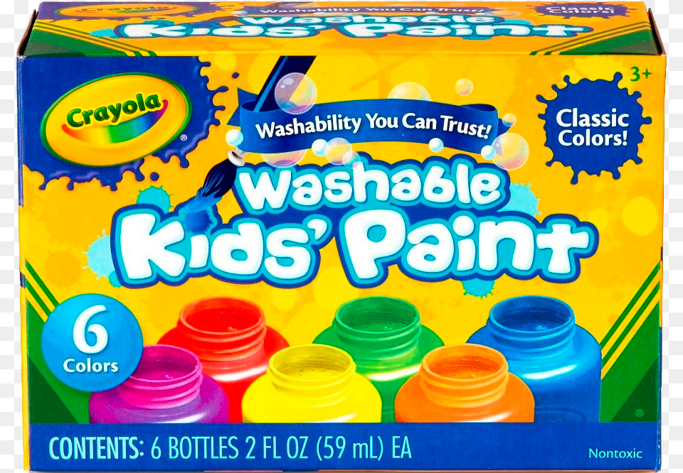 Crayola Washable Kids Paint, Food, Sweets Free Png Download