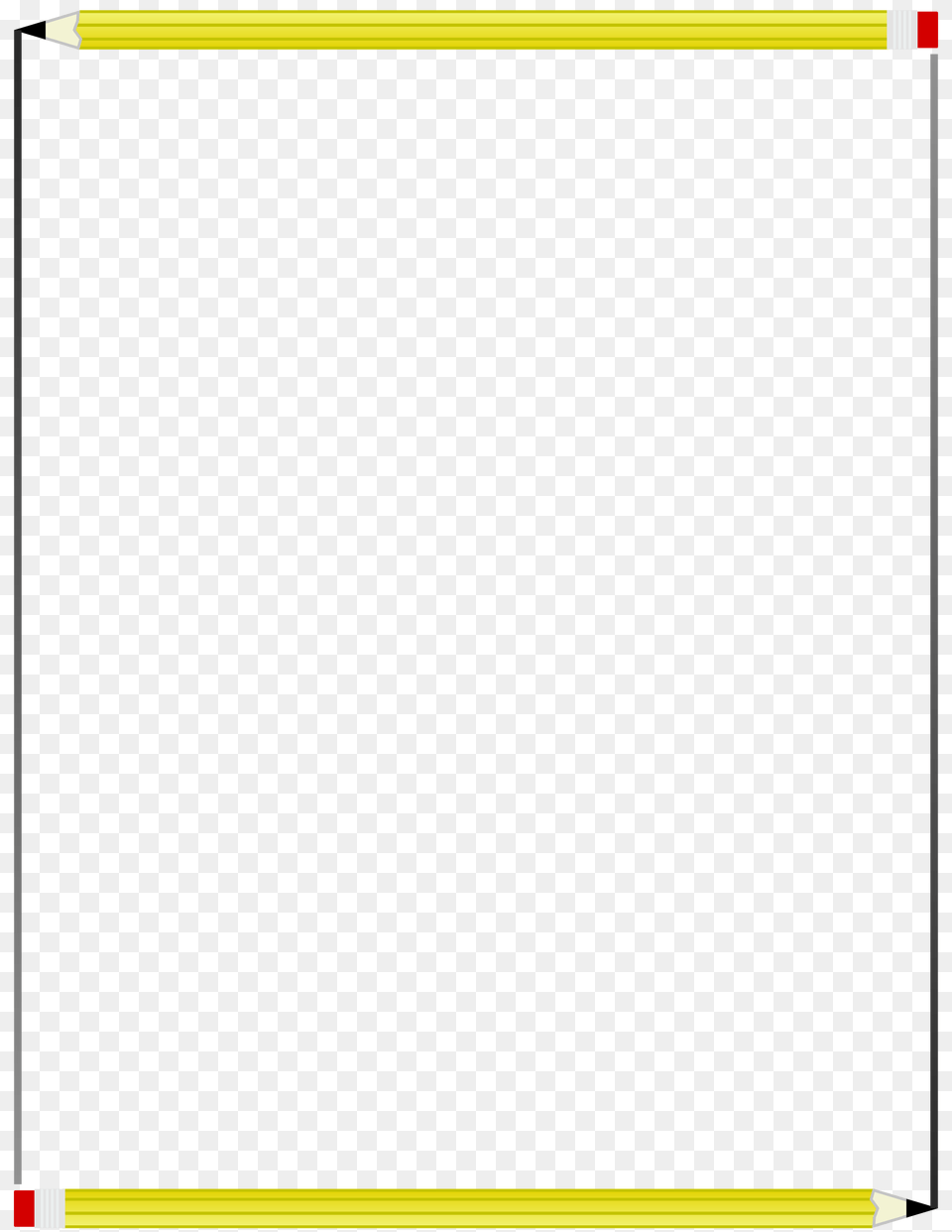 Crayon Border, Blackboard, White Board Free Png Download