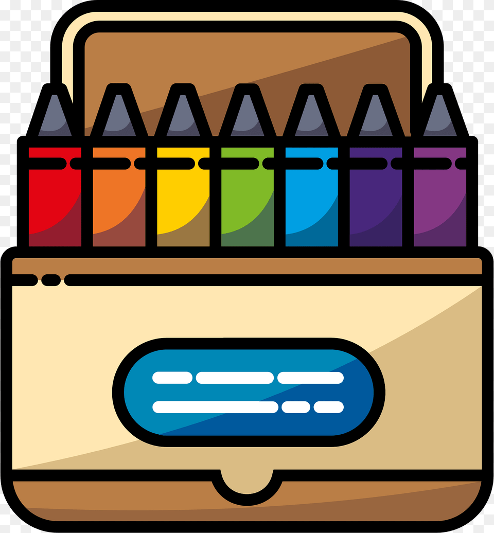 Crayon Box Clipart Free Transparent Png
