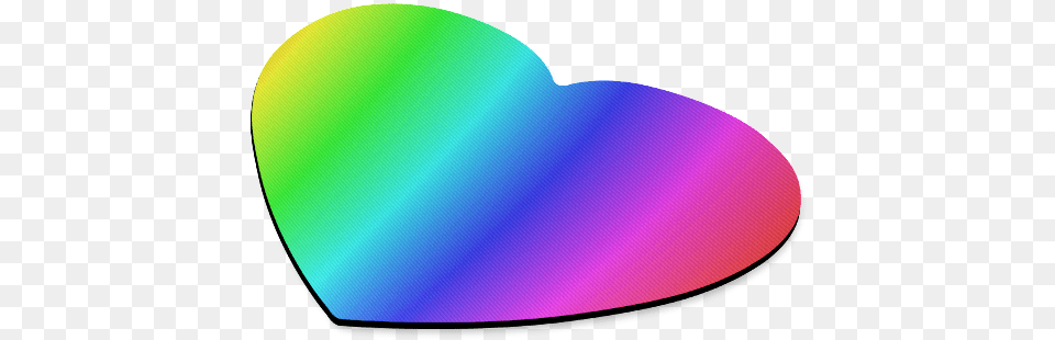 Crayon Box Ombre Rainbow Heart Shaped Mousepad Heart, Guitar, Musical Instrument, Disk Free Png