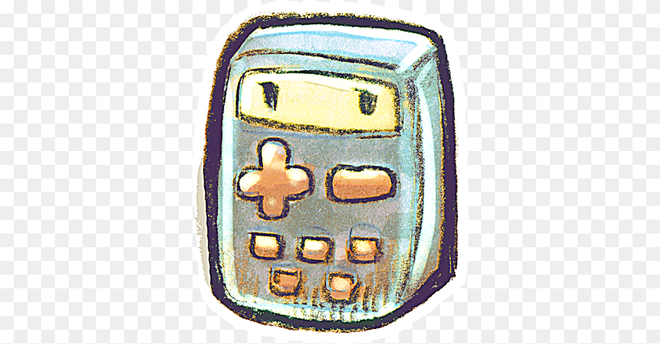 Crayon Calculator Icon Clipart Image Iconbugcom Iphone Cute Calculator Icon, Electronics, First Aid Free Png Download