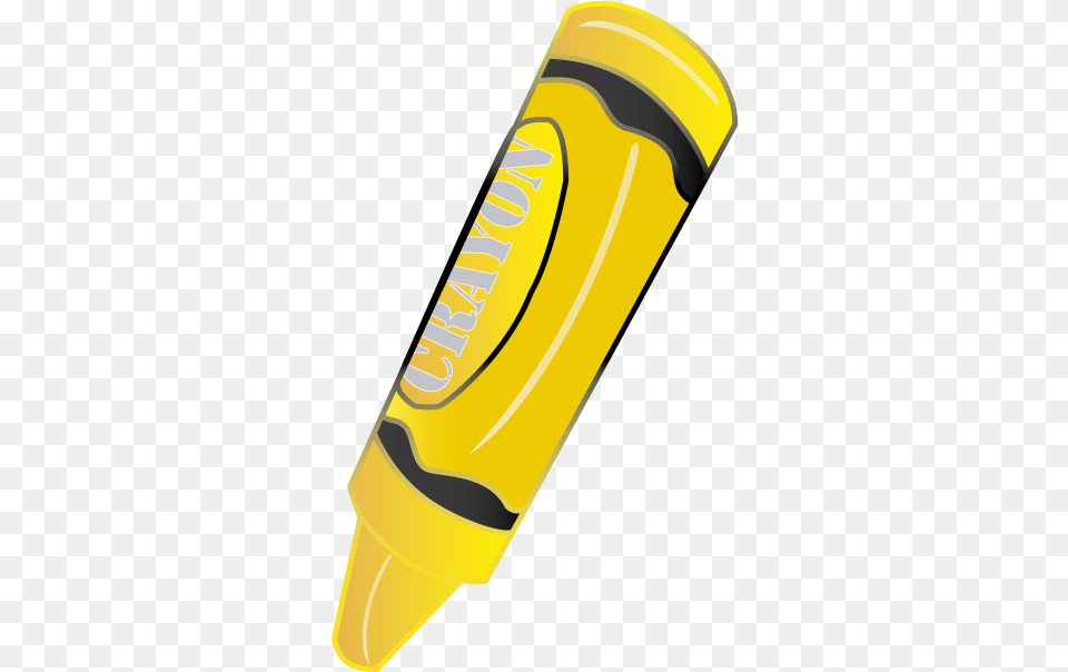 Crayon Clipart Yellow Crayon Clip Art, Dynamite, Weapon Png Image
