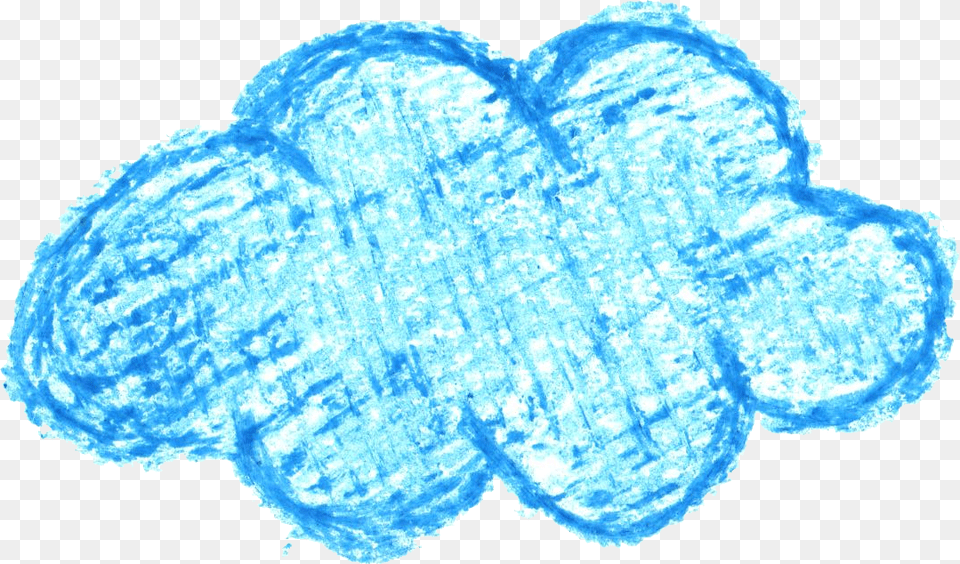 Crayon Cloud Drawing Transparent Cloud Crayon Drawing, Ice Free Png Download