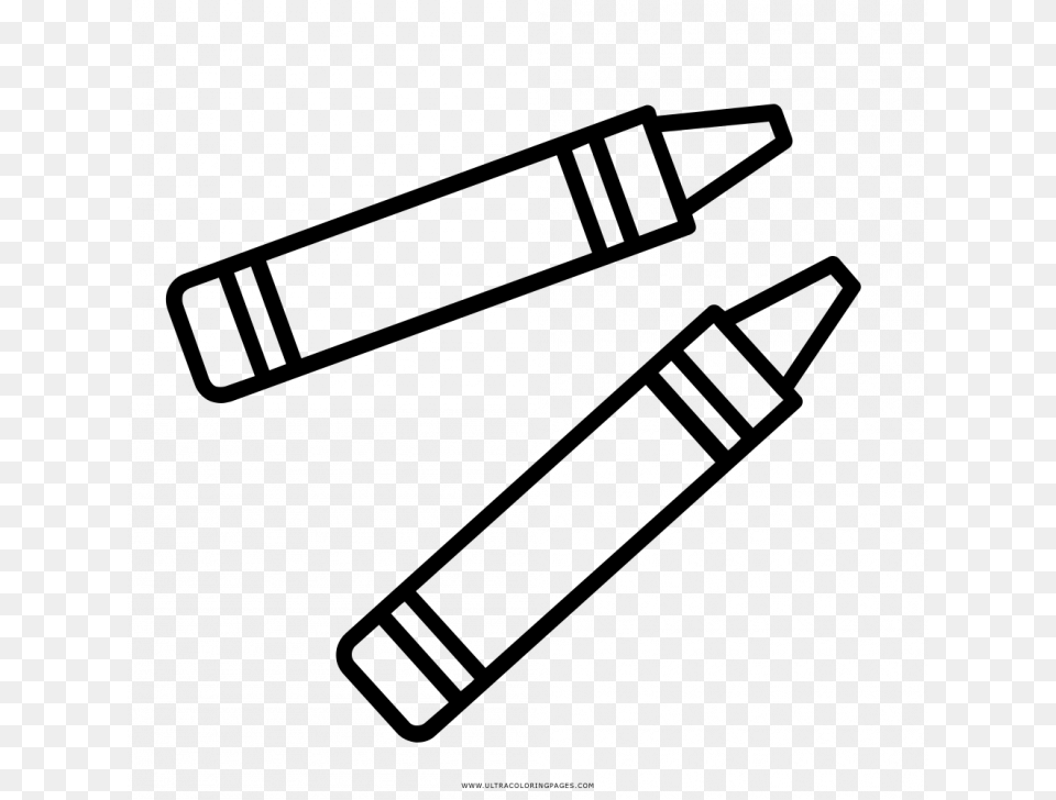 Crayon Coloring Pages Book Freentable Outline Images Of Pencil, Gray Free Png Download