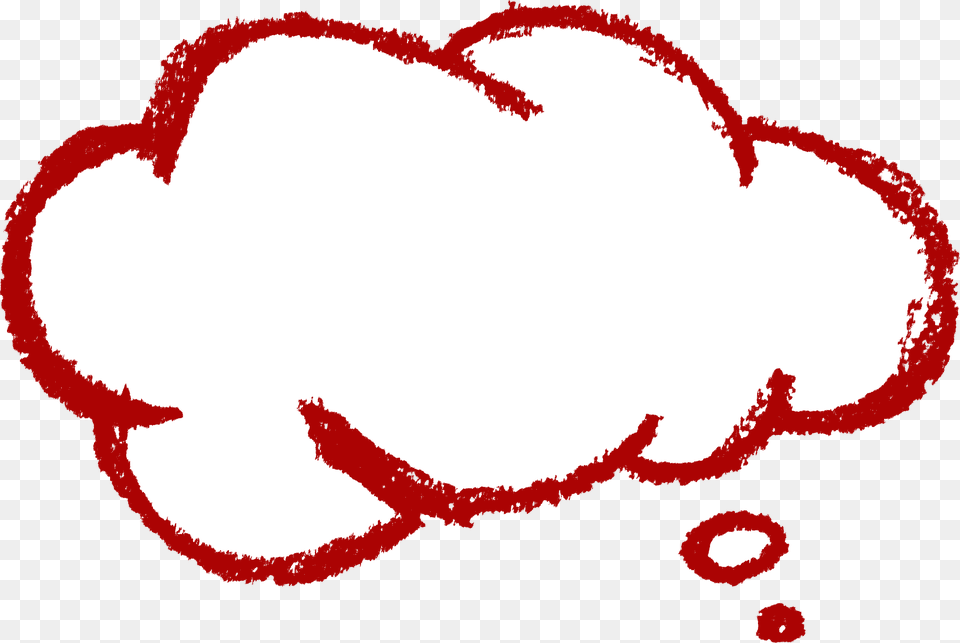 Crayon Speech Bubble 1 Speech Bubble Red, Food, Ketchup Free Png Download