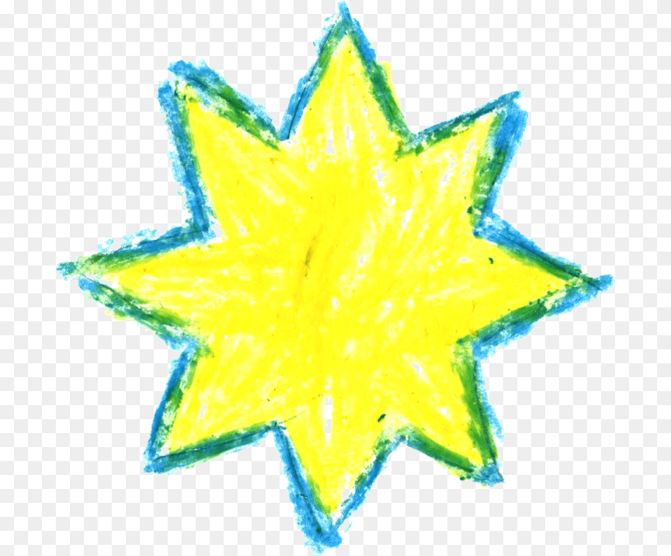 Crayon Star Drawing Star Drawing Crayon, Leaf, Plant, Star Symbol, Symbol Free Png