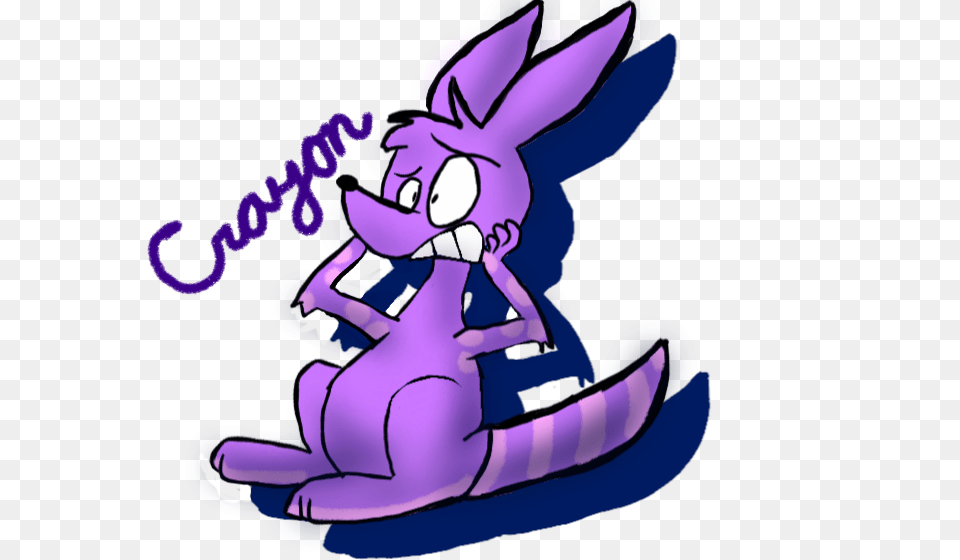 Crayon The Kangaroo, Purple, Baby, Person, Cartoon Free Transparent Png