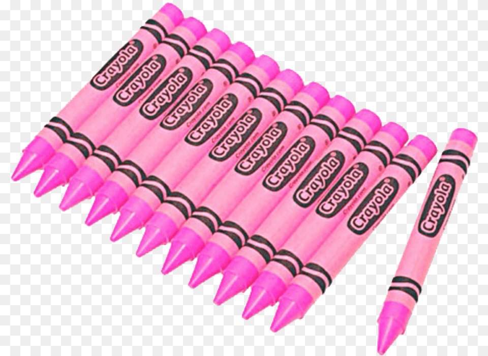 Crayons Crayola Pink Tumblr Aesthetic Pink Crayola Crayon, Dynamite, Weapon Free Transparent Png