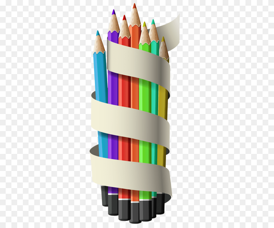 Crayons De Couleursarticles D Ecole Dibujo School, Pencil, Mailbox Png Image