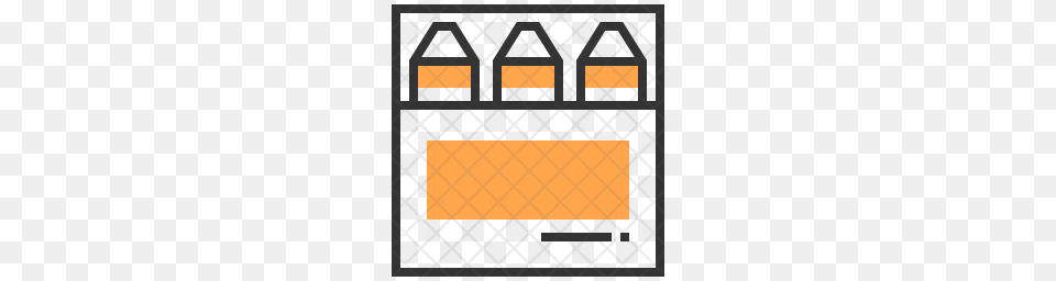 Crayons Icon, Fence, Gate Free Transparent Png