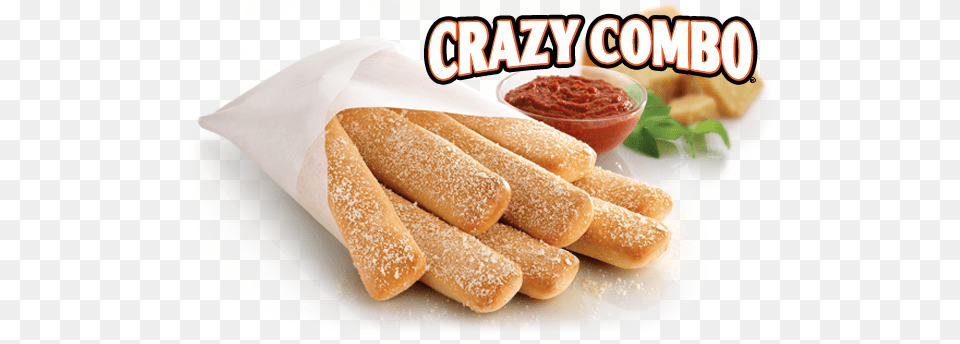 Crazy Bread Little Caesars Precio, Food, Ketchup, Sandwich Free Png Download