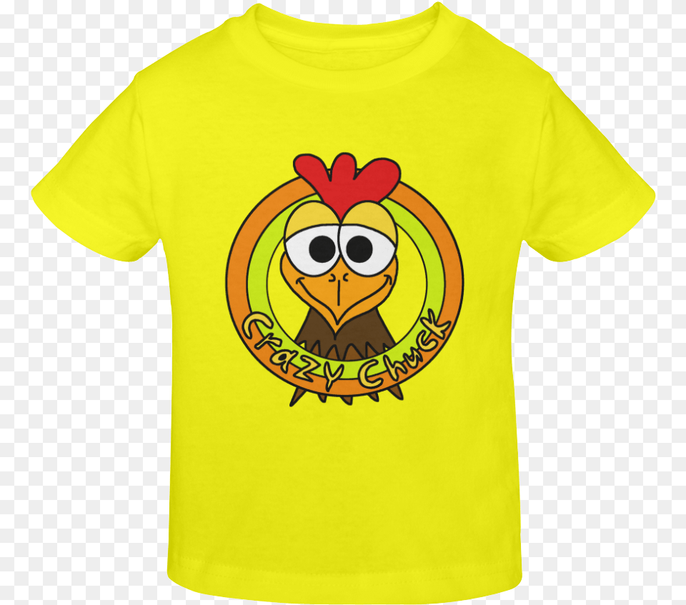 Crazy Chuck Chicken Head Sunny Youth T Shirt Crazy Chuck Chicken, Clothing, T-shirt Png