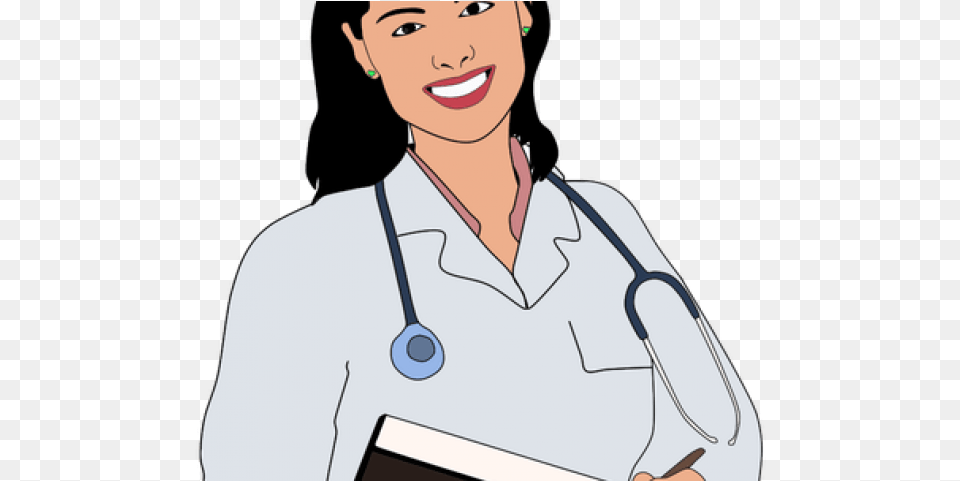 Crazy Clipart Nurse Clip Art Female Doctor, Clothing, Coat, Lab Coat, Adult Free Png