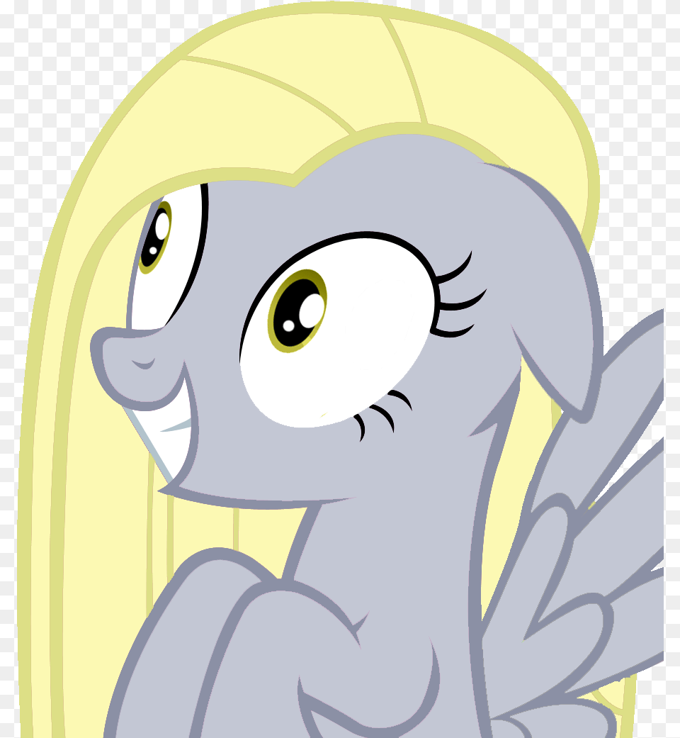 Crazy Derpy Pinkie Pie Crazy Smile, Book, Comics, Publication, Baby Free Png