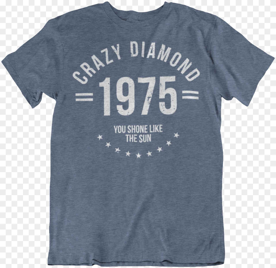 Crazy Diamon T Shirt On Blue, Clothing, T-shirt Png