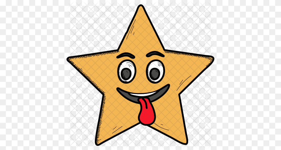 Crazy Emoji Icon Icon, Star Symbol, Symbol, Animal, Bear Png Image