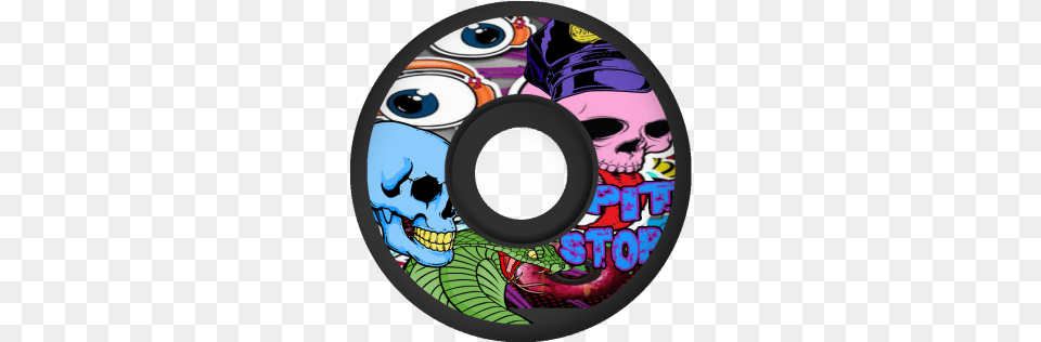 Crazy Eyes 52mm Wheels Circle, Disk, Dvd Free Png