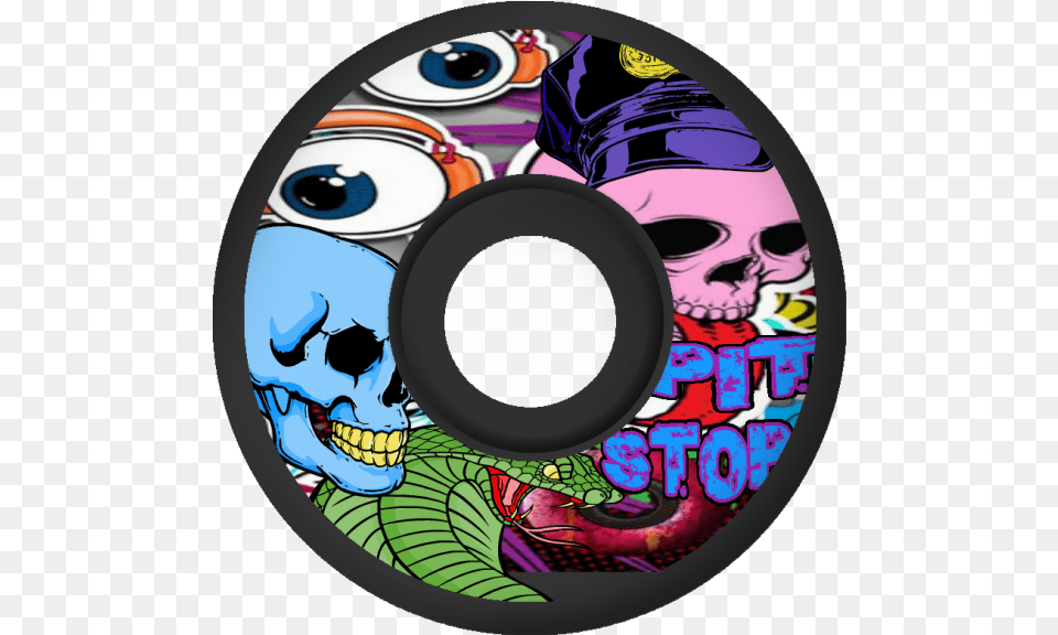 Crazy Eyes 52mm Wheels Circle, Disk, Dvd Free Transparent Png