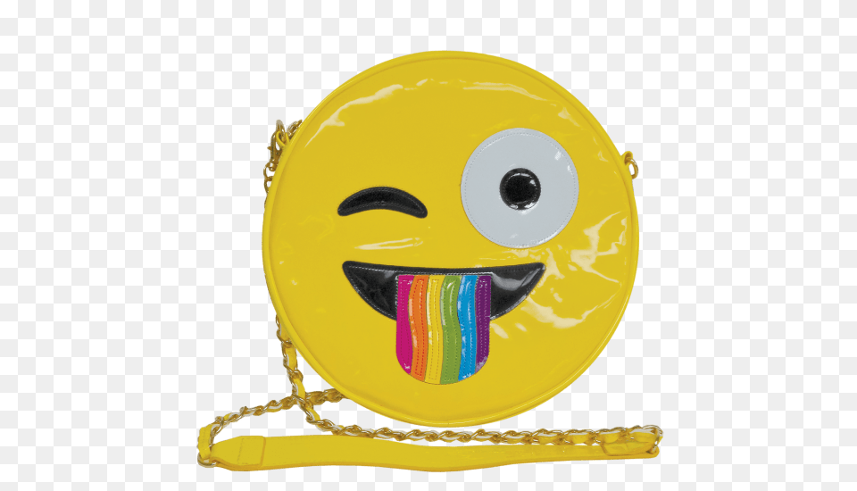 Crazy Face Emoji Crossbody Bag Iscream, Clothing, Hardhat, Helmet Png Image