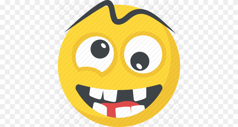 Crazy Face Emoji Laughing Naughty Smiley Icon Free Png Download