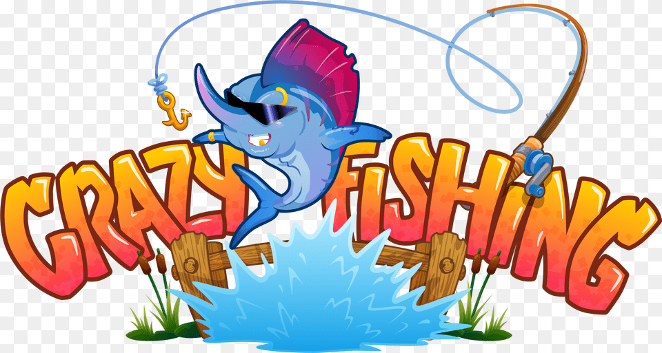 Crazy Fishing Logo Clipart Crazy Fishing Vr, Dynamite, Weapon Free Png