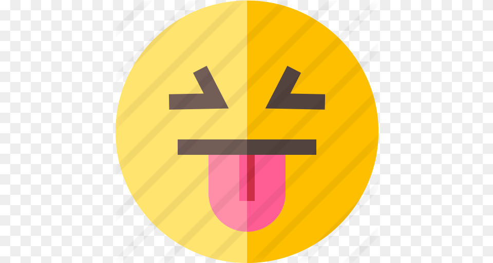 Crazy Free Smileys Icons Circle, Symbol, Cross, Sign, Text Png Image
