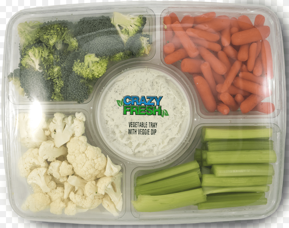Crazy Fresh Veggie Tray 175 Lb, Food, Produce, Lunch, Meal Free Transparent Png