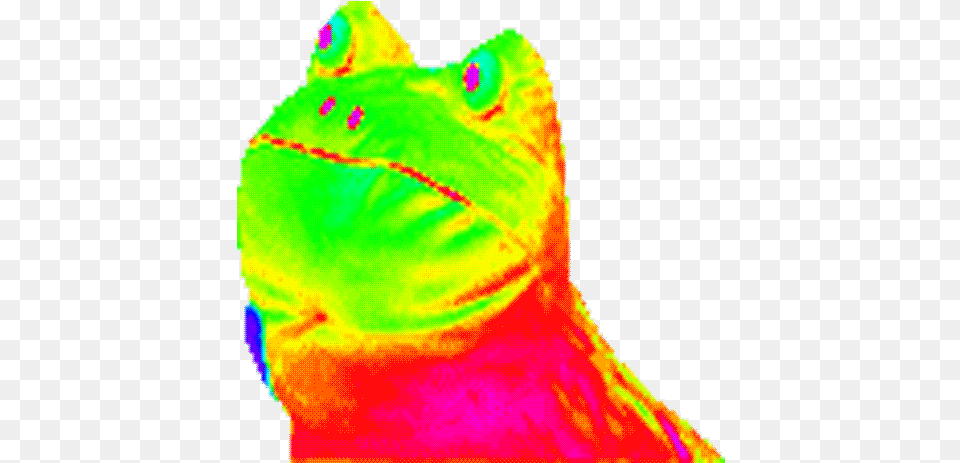 Crazy Frog Dank Meme Rainbow Frog, Animal, Lizard, Reptile, Amphibian Free Png