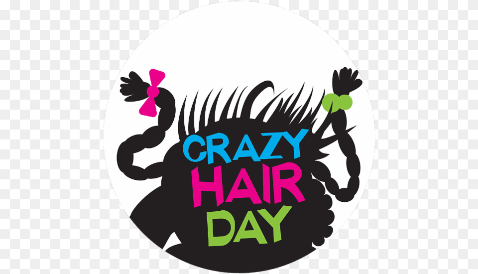 Crazy Hair Day Cartoon, Sticker, Logo, Book, Comics Free Transparent Png