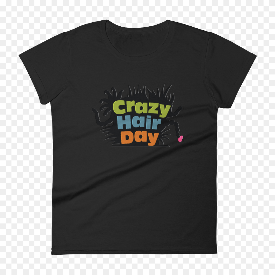 Crazy Hair Day Womens Short Sleeve T Shirt Premier, Clothing, T-shirt Free Png
