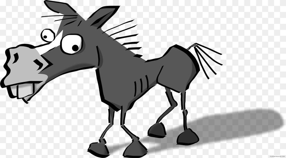 Crazy Horse Clipartblack Com Animal Black Crazy Horse Cartoon, Donkey, Mammal, Person Png
