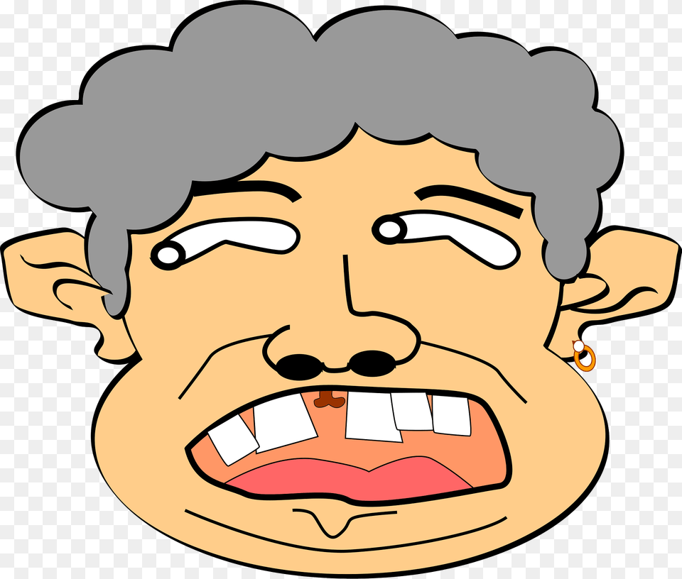 Crazy Man Clipart, Head, Person, Face, Baby Free Png