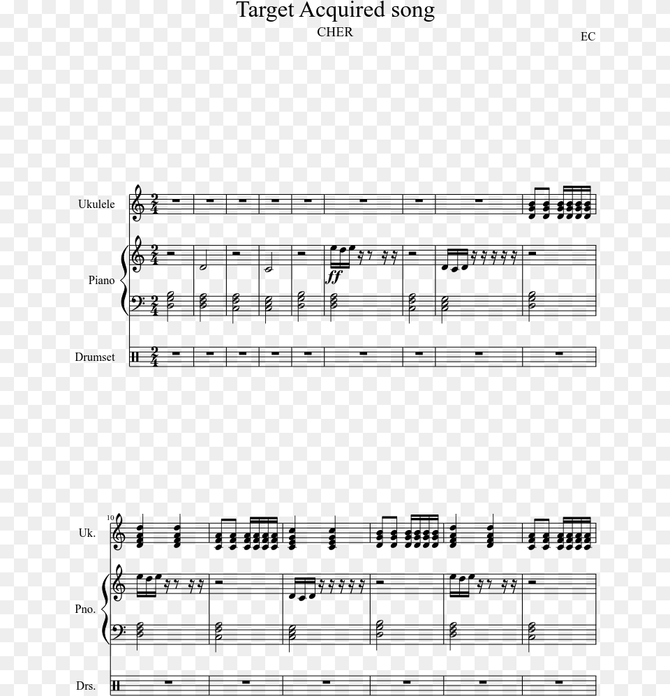 Crazy Man Michael Score Download Sheet Music, Gray Free Png