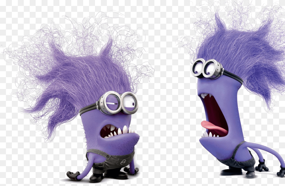 Crazy Minions Background Evil Minion, Purple, Baby, Person, Cartoon Free Png