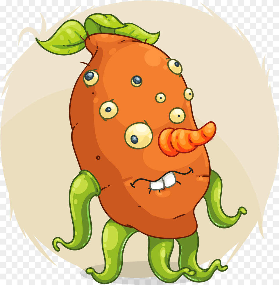 Crazy Potato, Carrot, Food, Plant, Produce Png