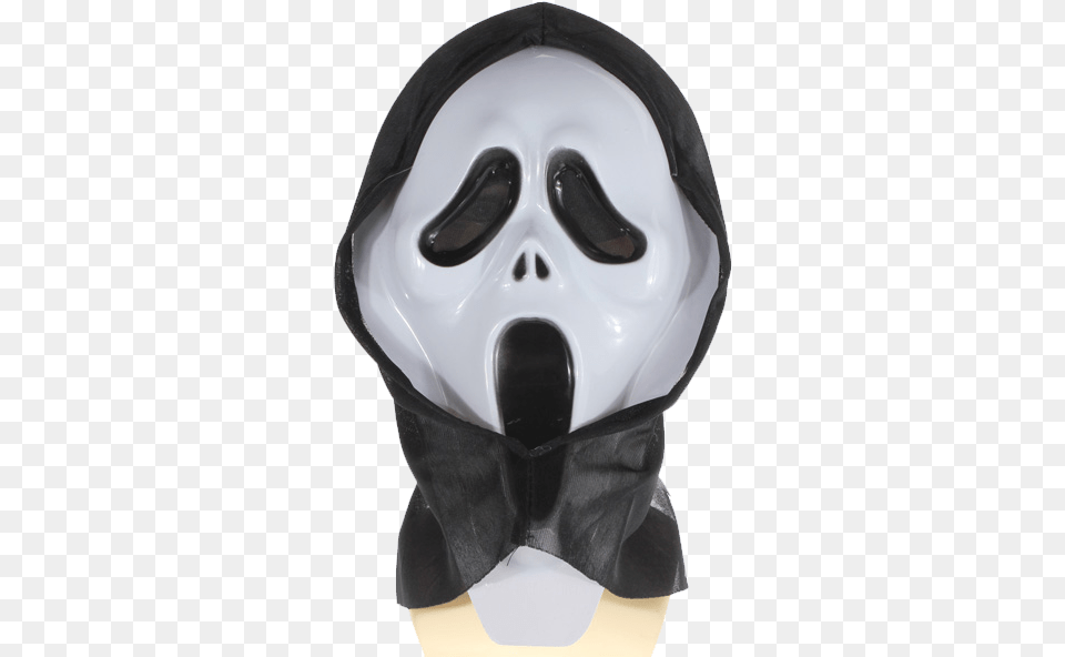 Crazy Scared Ghost Scream Face Mask Costume Party Halloween, Helmet, Crash Helmet Free Png