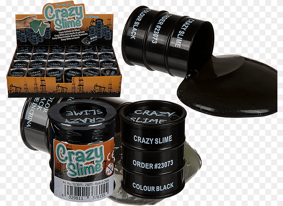 Crazy Slime In Oil Barrel Barrel, Can, Tin, Electronics, Camera Lens Png Image