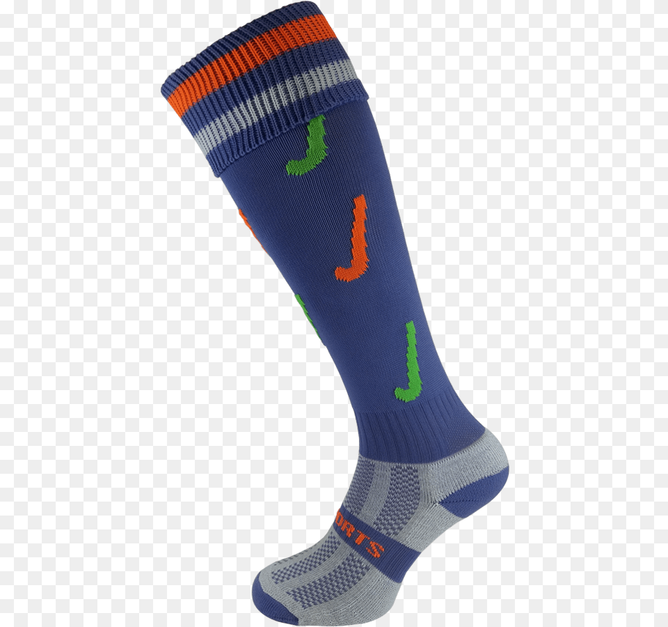 Crazy Socks Clipart Hockey Sock, Clothing, Hosiery, Person Png Image