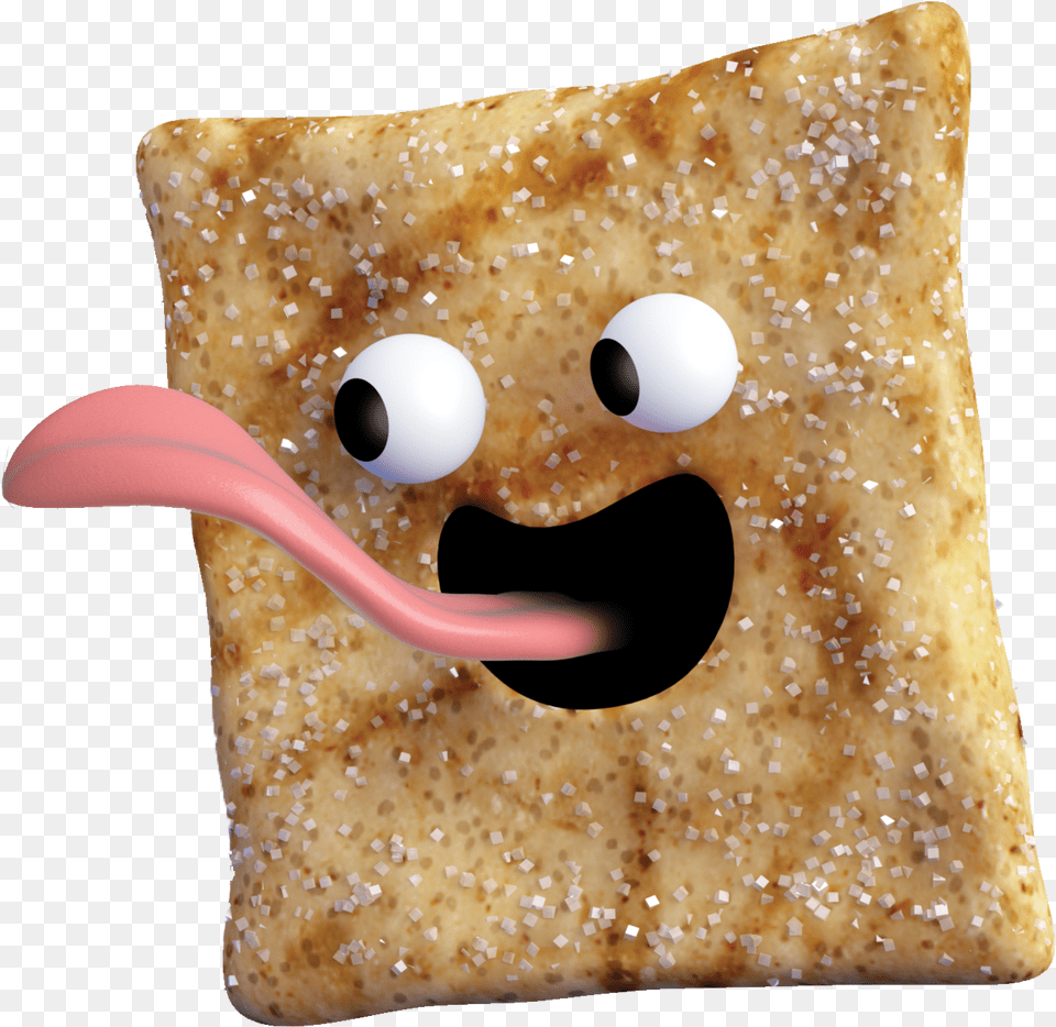 Crazy Squares Cinnamon Toast Crunch Cartoon, Bread, Cracker, Food, Cutlery Free Png Download