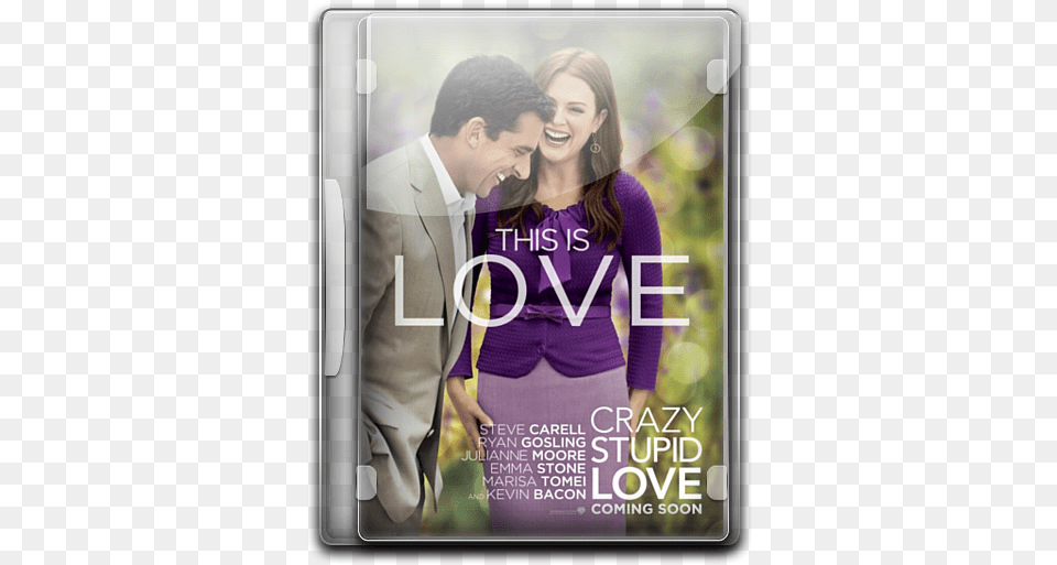 Crazy Stupid Love V5 Icon Crazy Stupid Love Movie Poster, Publication, Adult, Male, Man Png