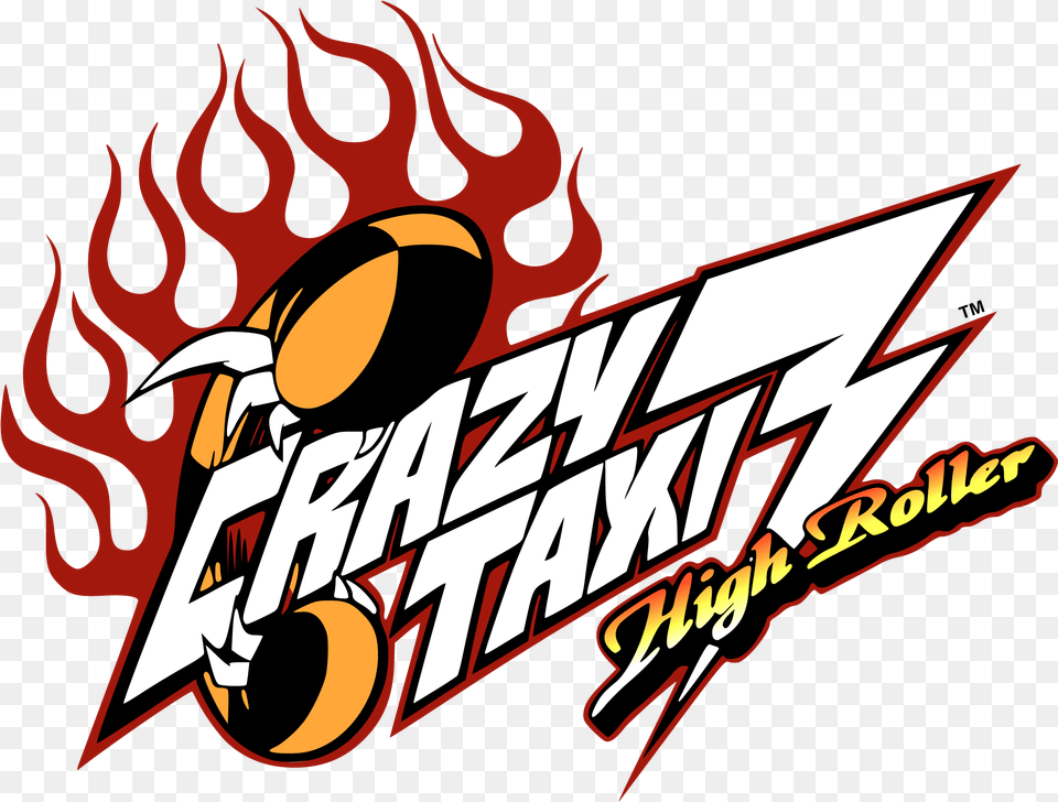 Crazy Taxi 3 High Roller Steamgriddb Crazy Taxi 3 Game Logo, Dynamite, Weapon Png Image