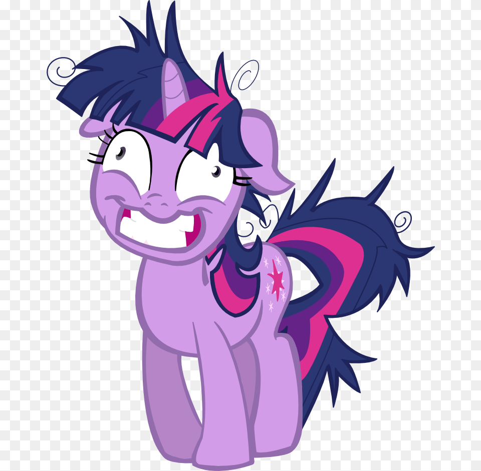 Crazy Twilight Sparkle Vector By Herrmyrddin Crazy Twilight Sparkle, Book, Comics, Publication, Face Free Png Download